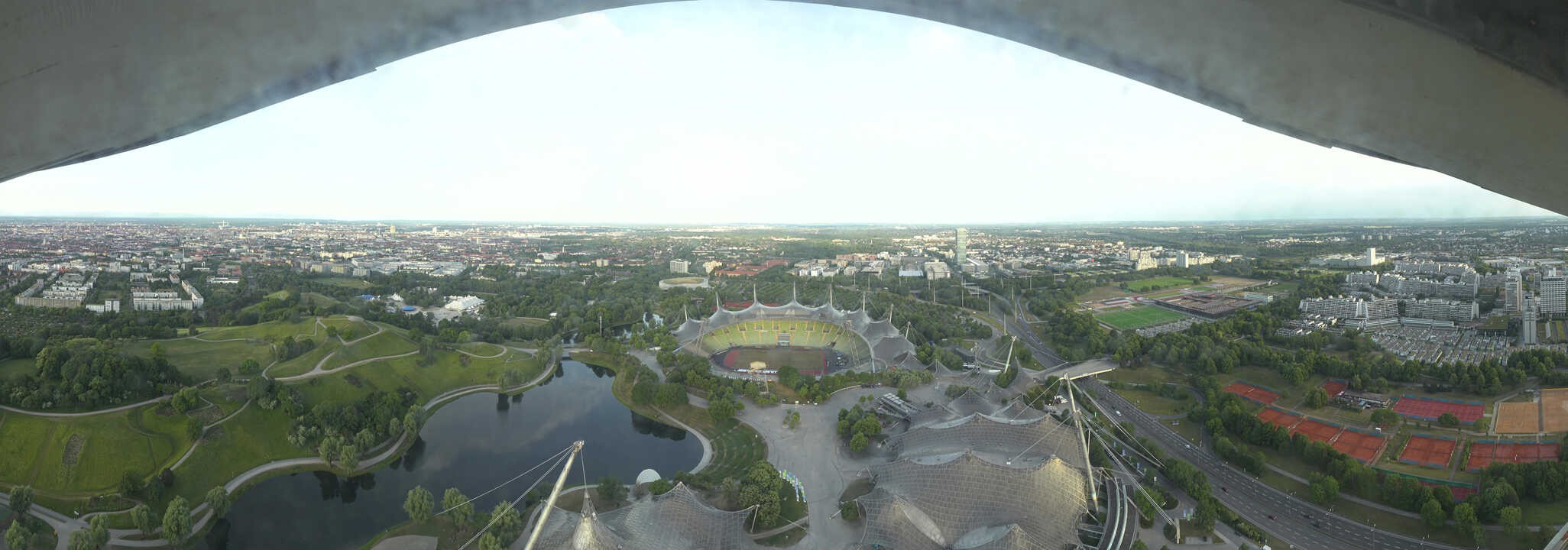 Archived image Webcam Munich - Olympic Parc and Stadium