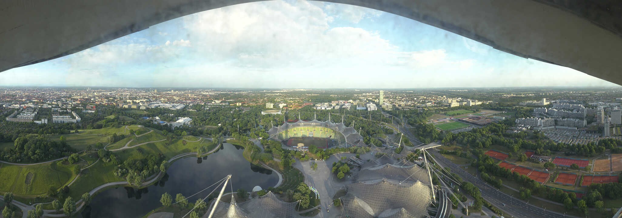 Archived image Webcam Munich - Olympic Parc and Stadium