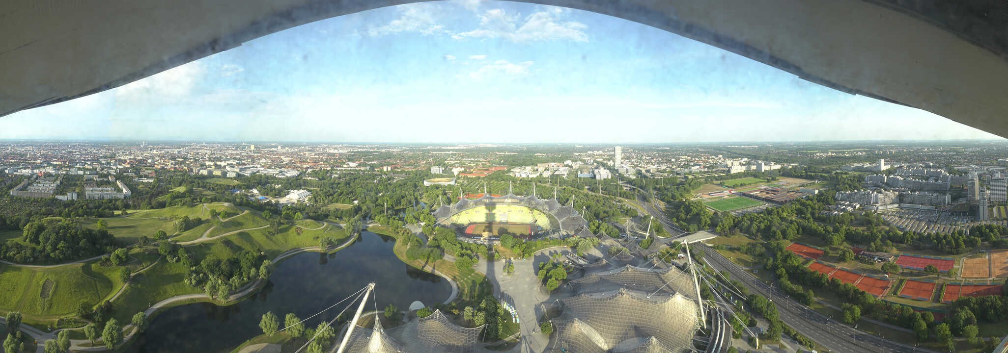 Archived image Webcam Munich - Olympic Parc and Stadium