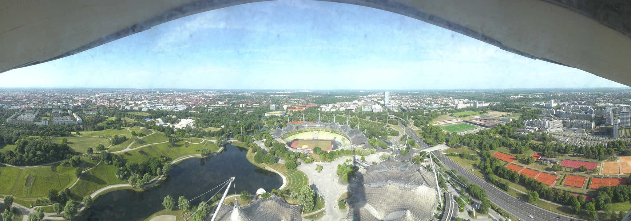 Archived image Webcam Munich - Olympic Parc and Stadium