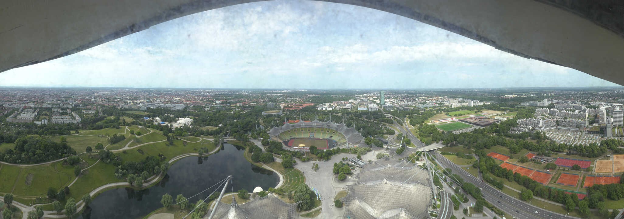 Archived image Webcam Munich - Olympic Parc and Stadium