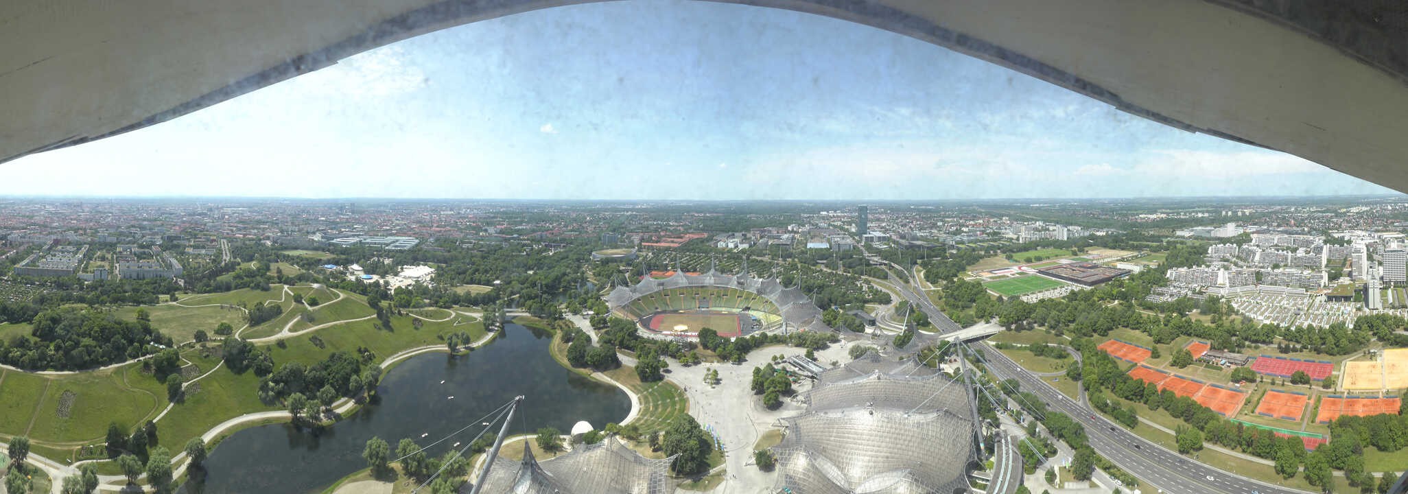 Archived image Webcam Munich - Olympic Parc and Stadium