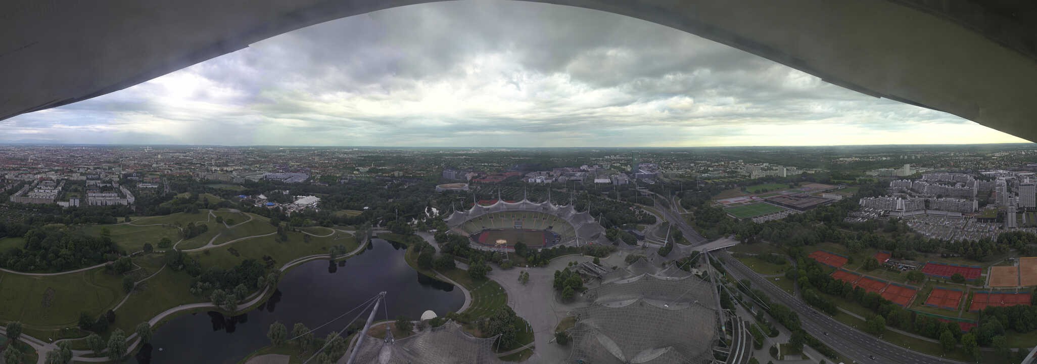 Archived image Webcam Munich - Olympic Parc and Stadium