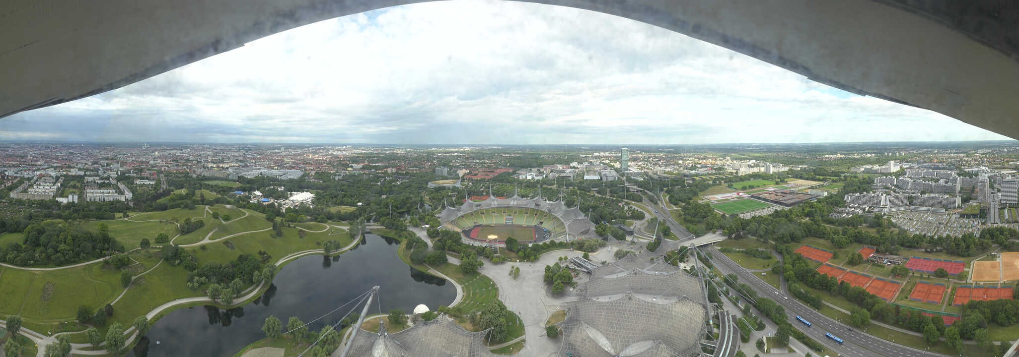 Archived image Webcam Munich - Olympic Parc and Stadium