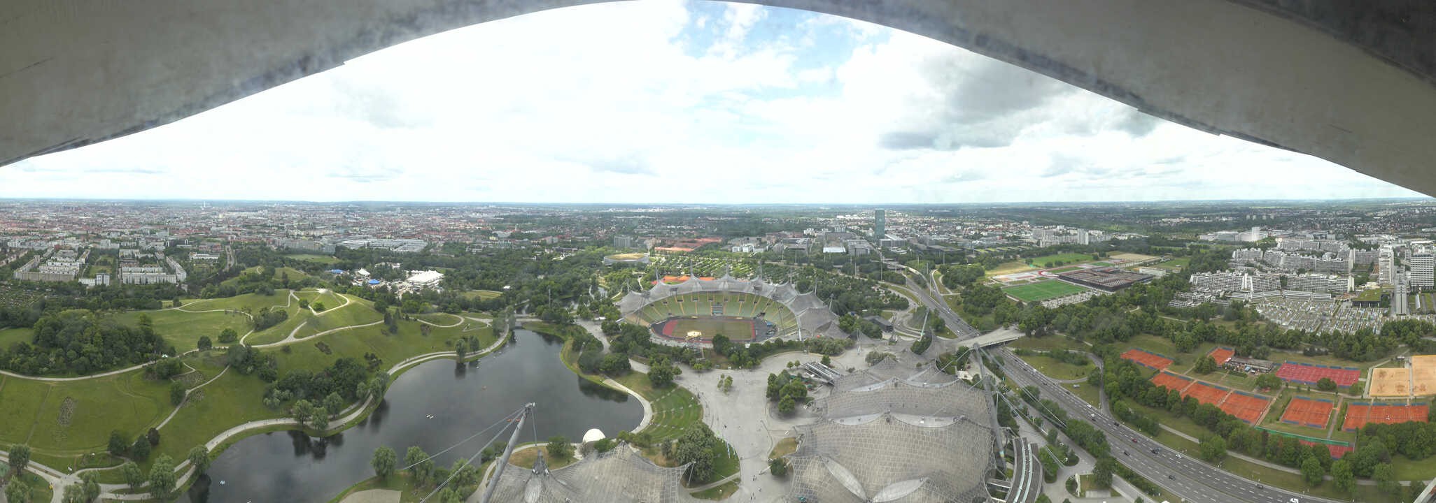 Archived image Webcam Munich - Olympic Parc and Stadium