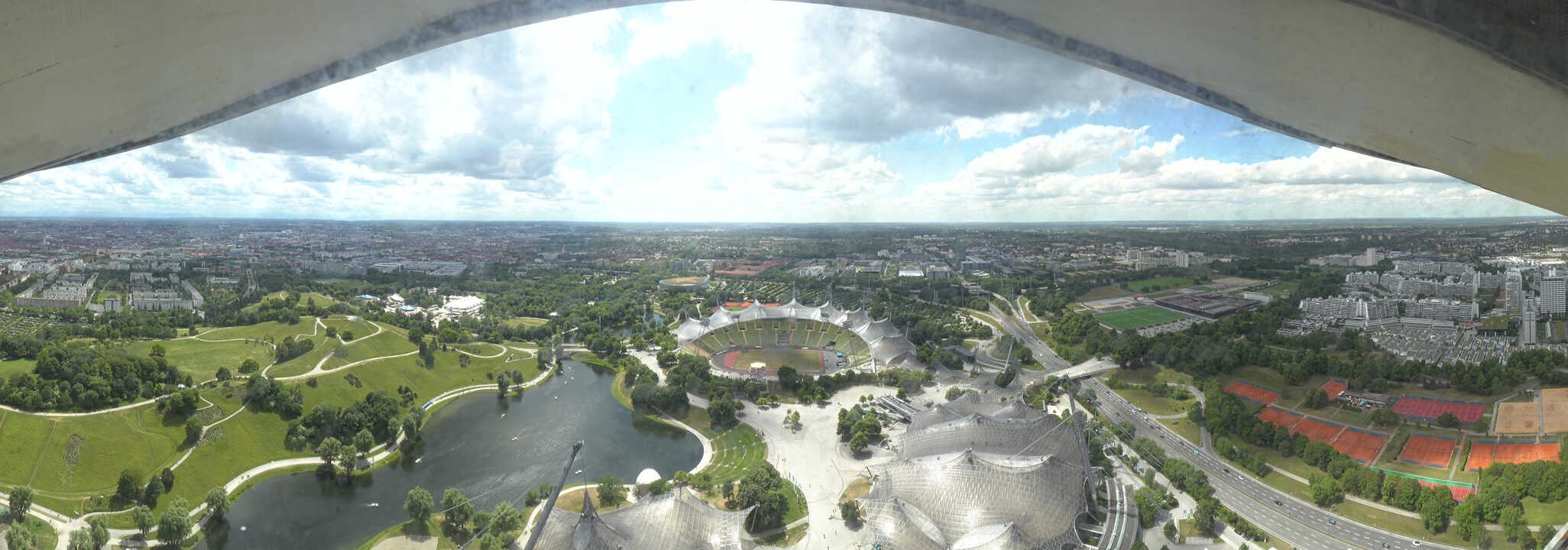 Archived image Webcam Munich - Olympic Parc and Stadium