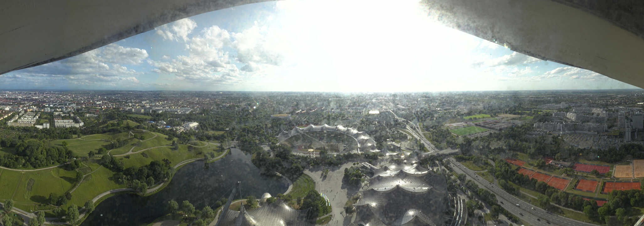 Archived image Webcam Munich - Olympic Parc and Stadium