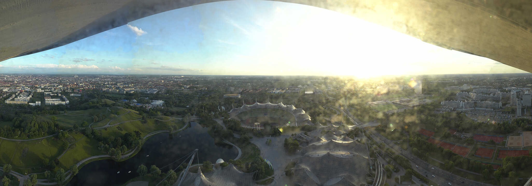 Archived image Webcam Munich - Olympic Parc and Stadium