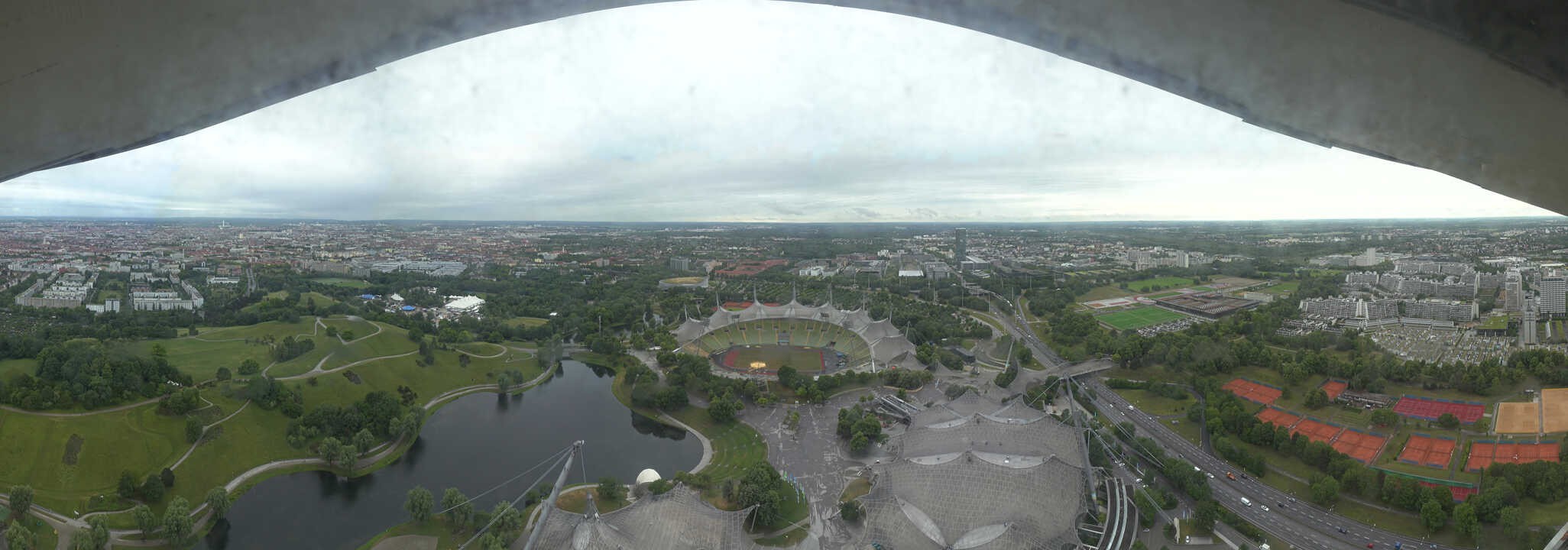 Archived image Webcam Munich - Olympic Parc and Stadium