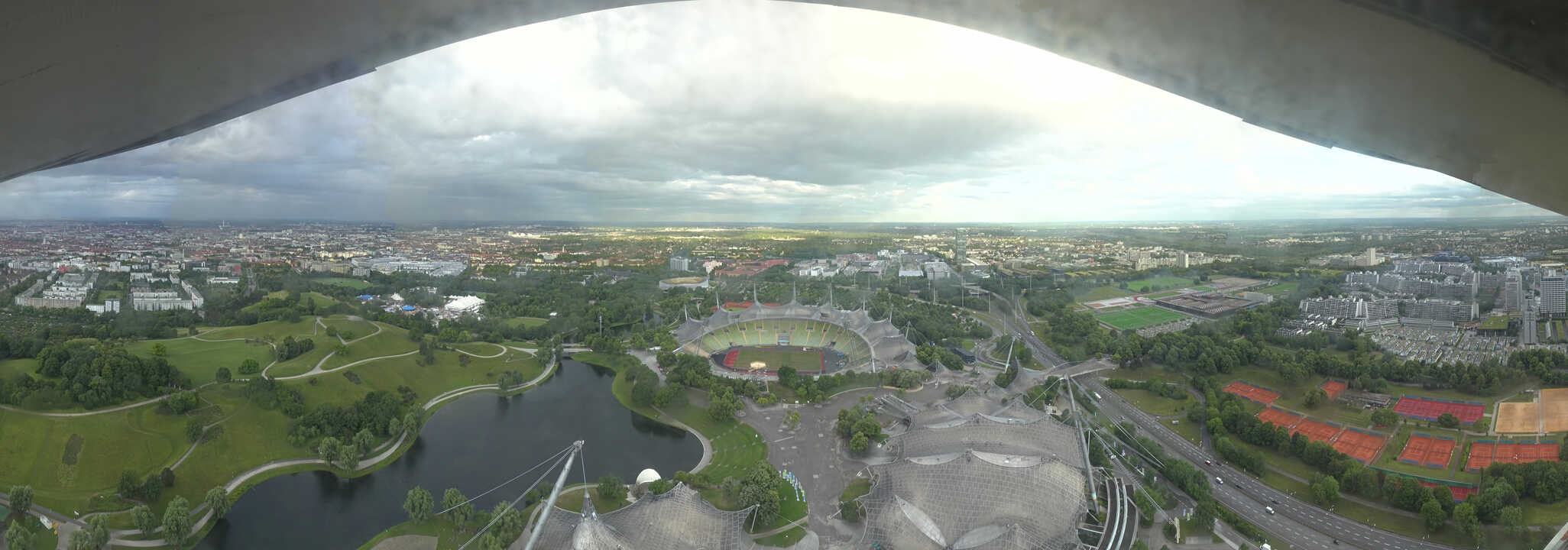 Archived image Webcam Munich - Olympic Parc and Stadium