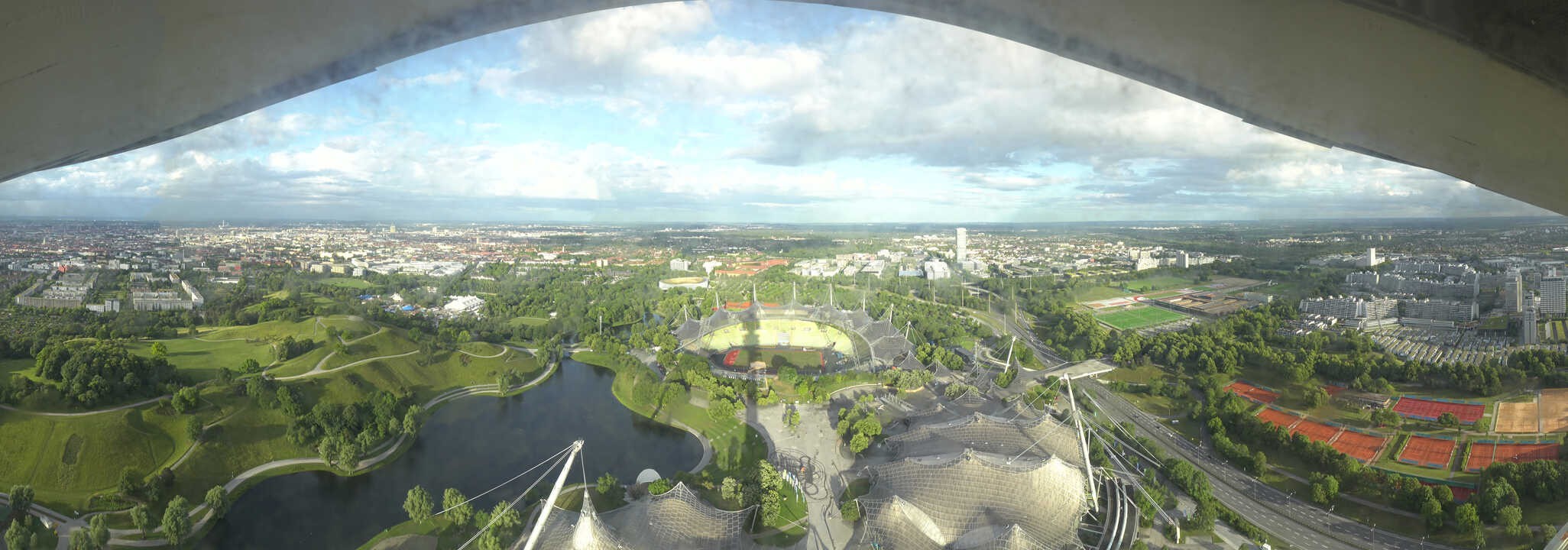 Archived image Webcam Munich - Olympic Parc and Stadium