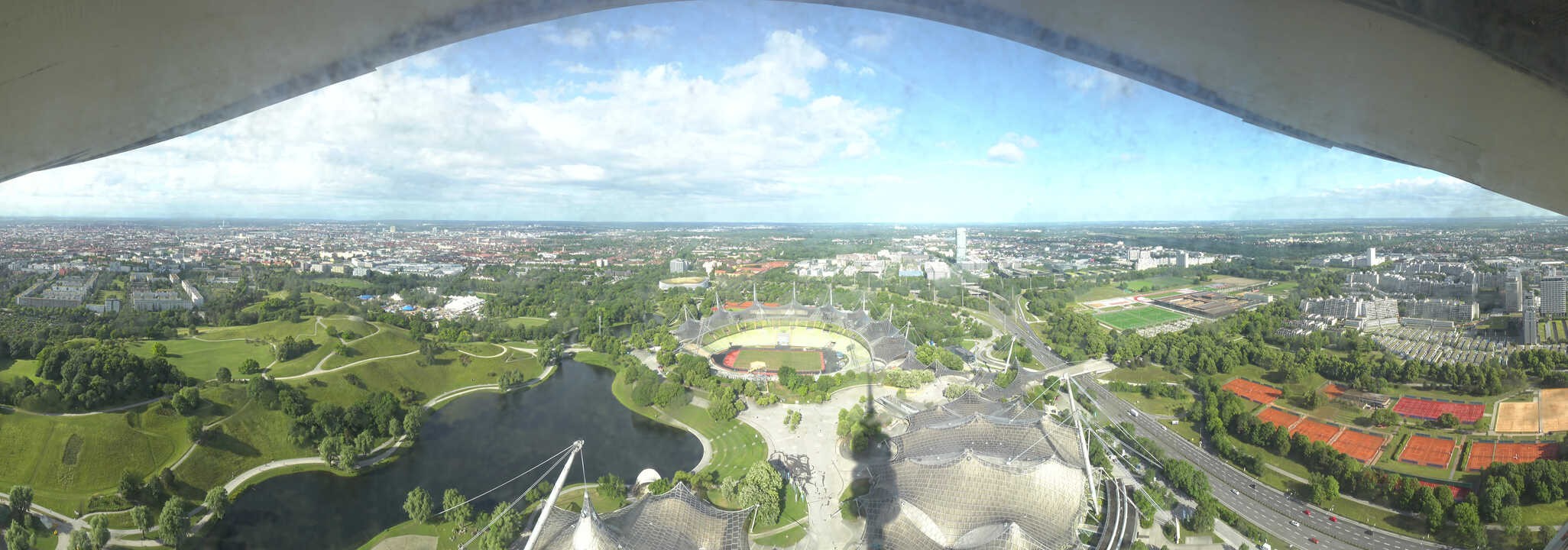 Archived image Webcam Munich - Olympic Parc and Stadium