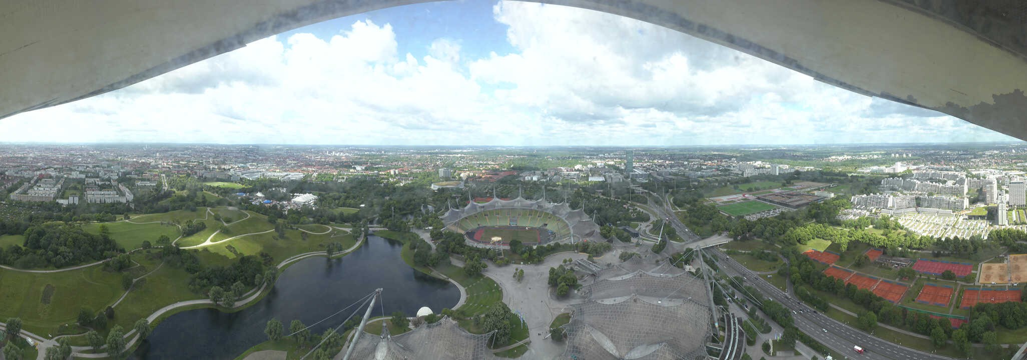 Archived image Webcam Munich - Olympic Parc and Stadium