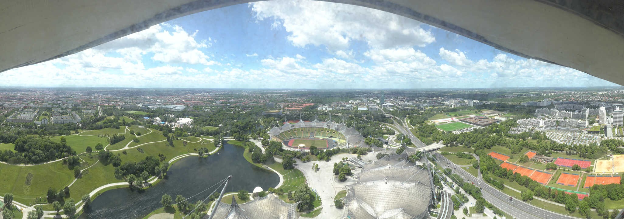 Archived image Webcam Munich - Olympic Parc and Stadium