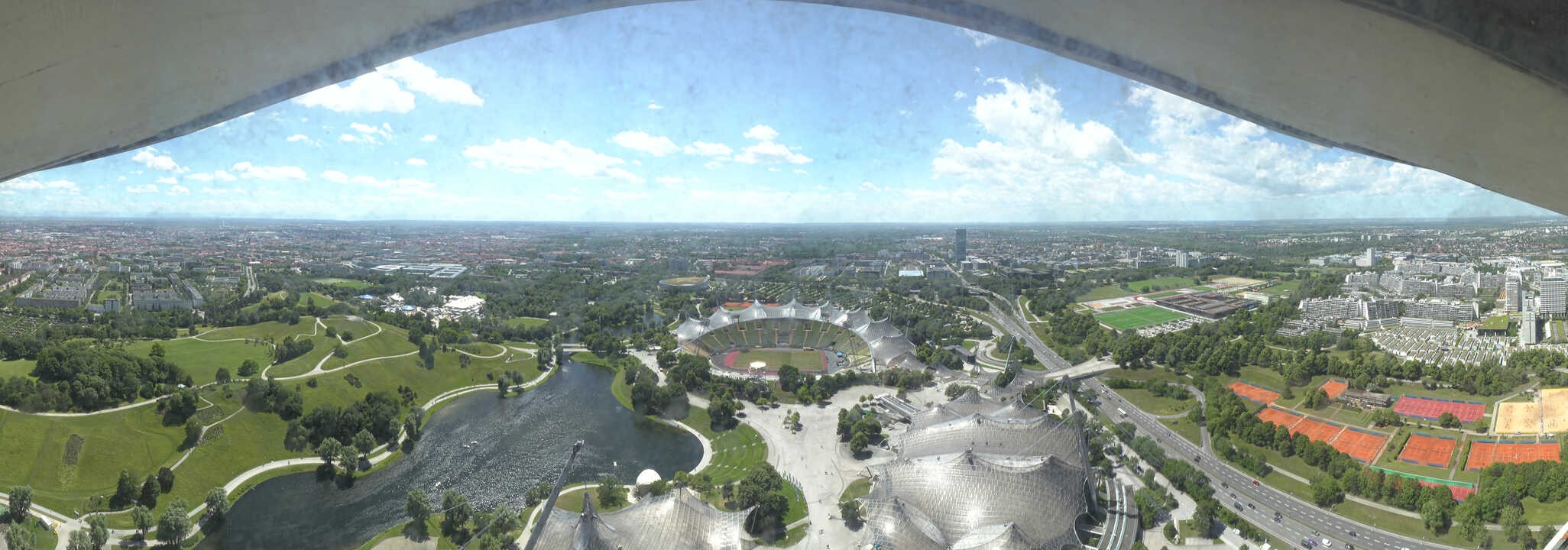 Archived image Webcam Munich - Olympic Parc and Stadium