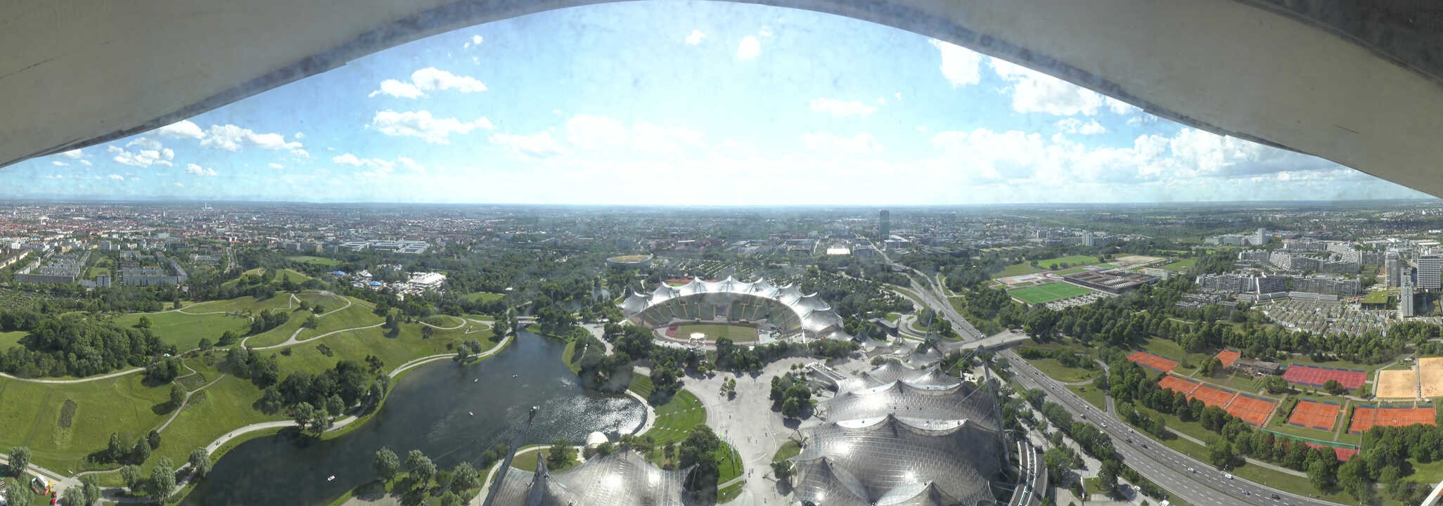 Archived image Webcam Munich - Olympic Parc and Stadium