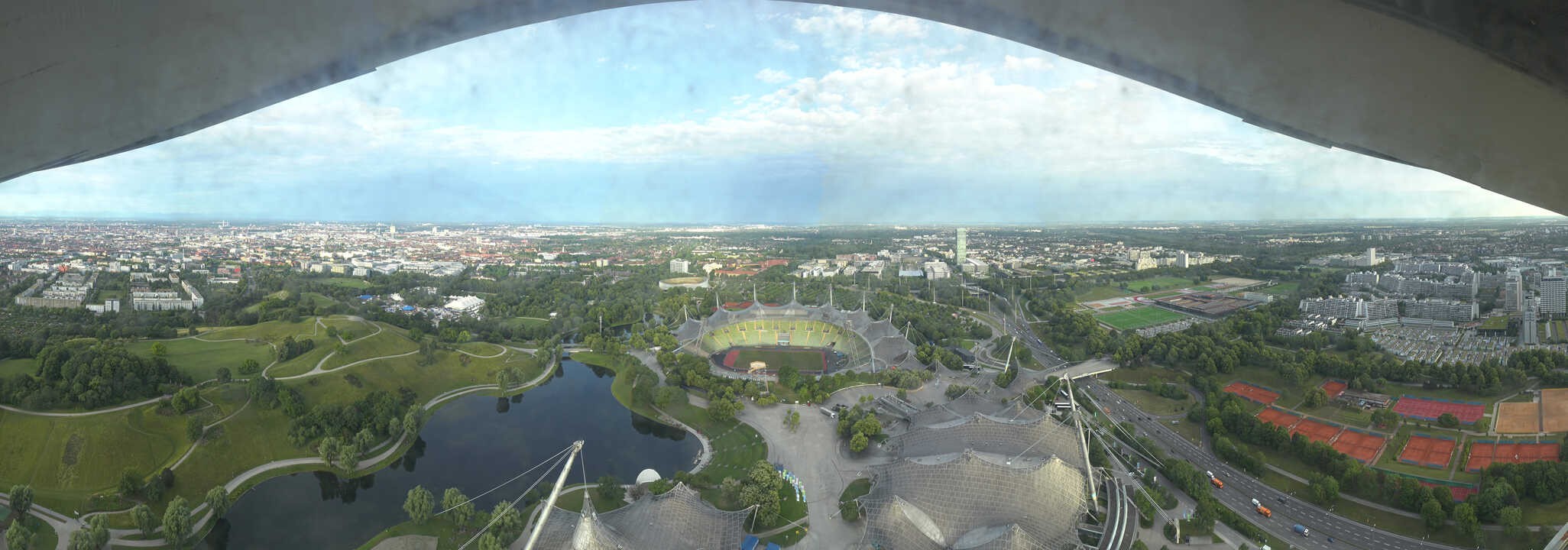 Archived image Webcam Munich - Olympic Parc and Stadium