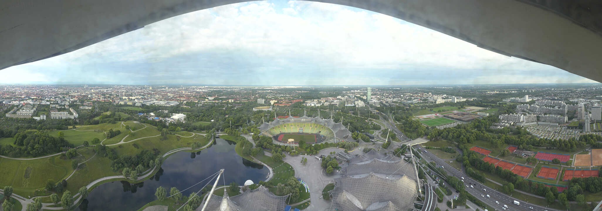 Archived image Webcam Munich - Olympic Parc and Stadium