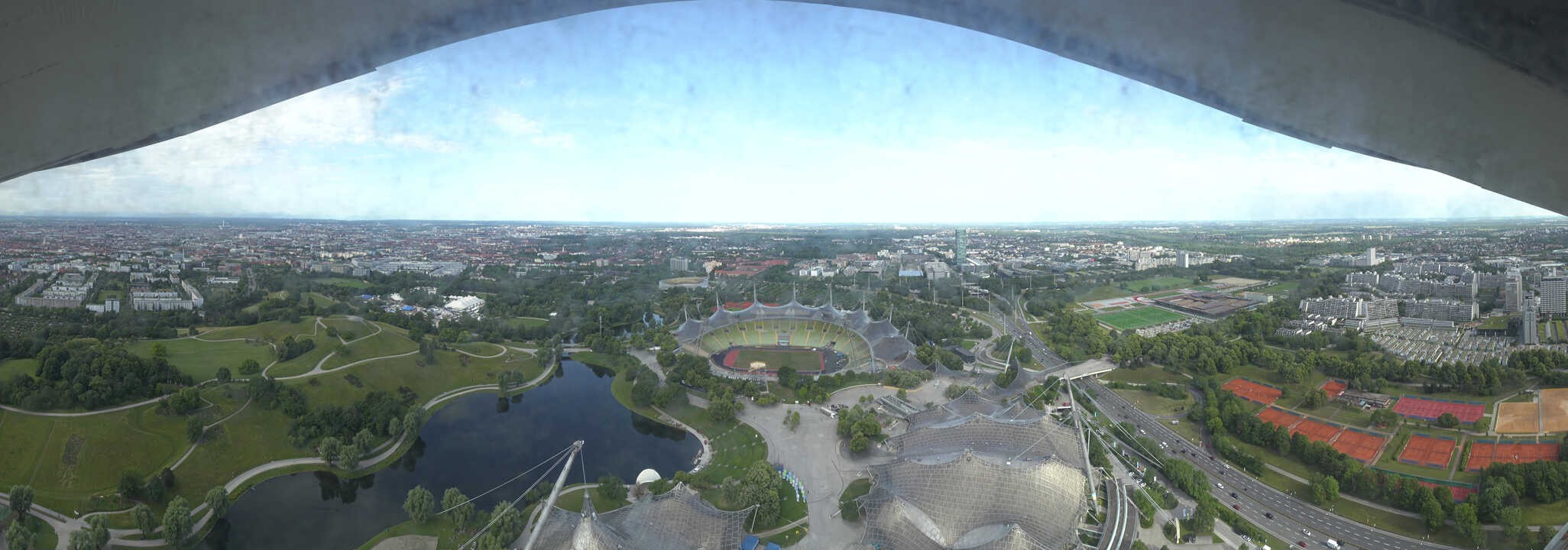 Archived image Webcam Munich - Olympic Parc and Stadium