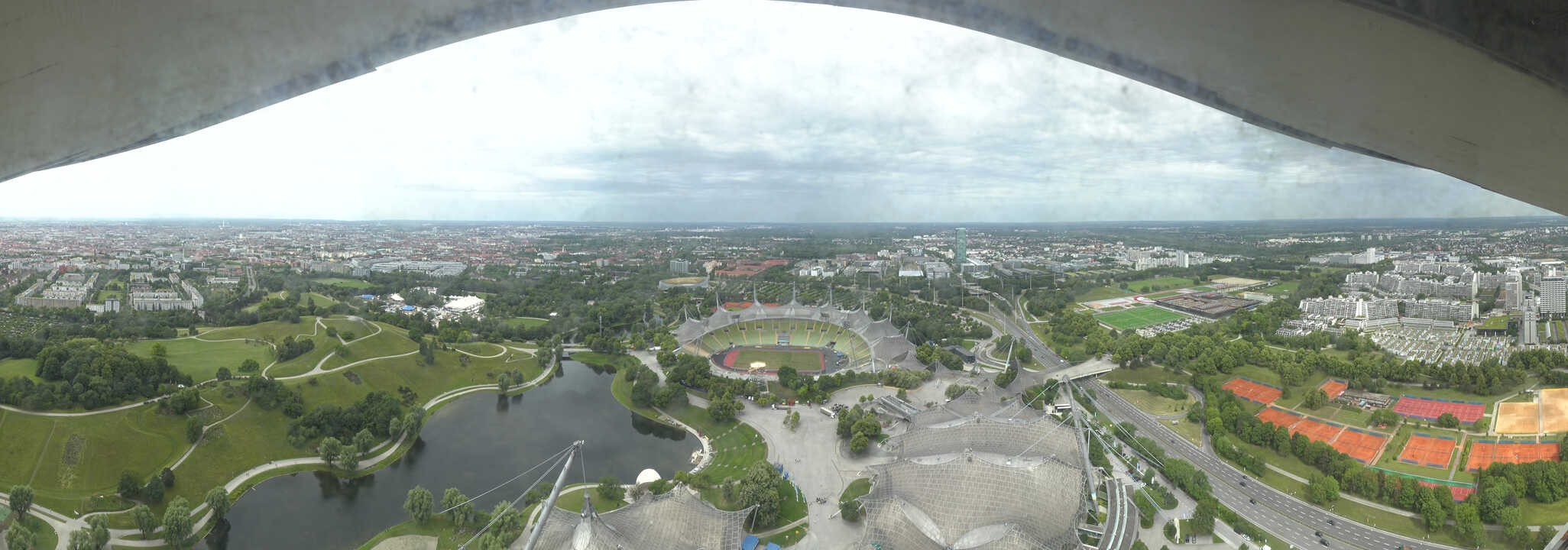 Archived image Webcam Munich - Olympic Parc and Stadium