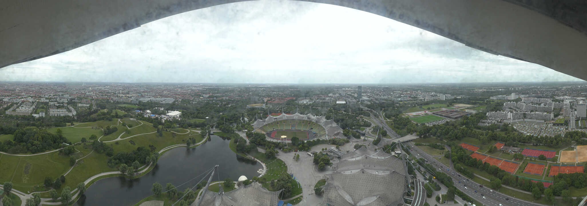 Archived image Webcam Munich - Olympic Parc and Stadium