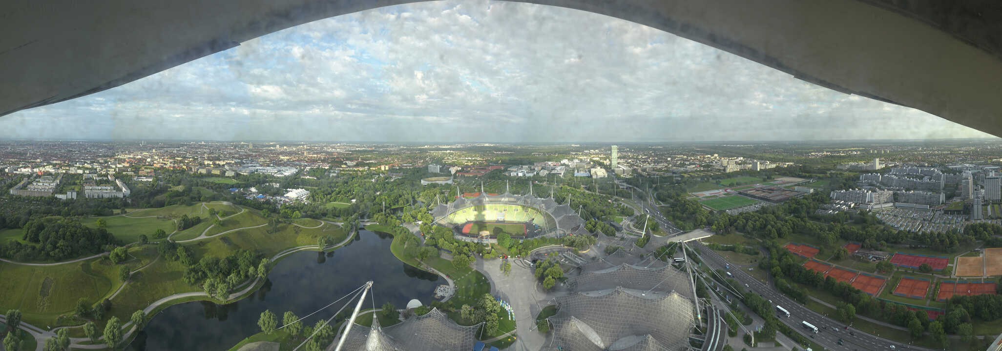 Archived image Webcam Munich - Olympic Parc and Stadium