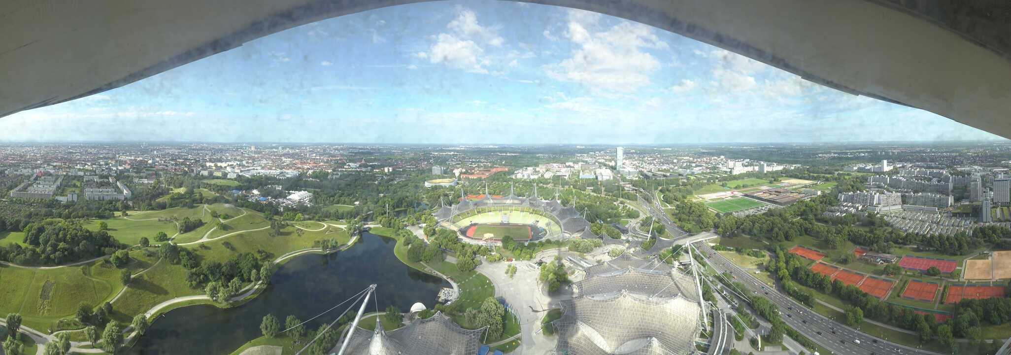 Archived image Webcam Munich - Olympic Parc and Stadium