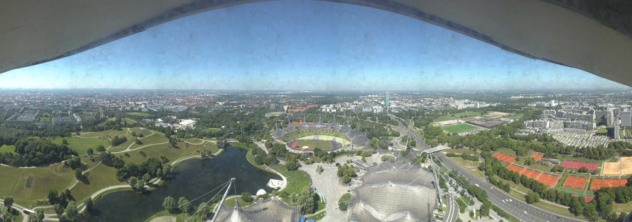 Archived image Webcam Munich - Olympic Parc and Stadium