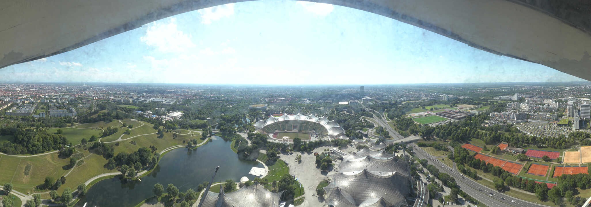 Archived image Webcam Munich - Olympic Parc and Stadium