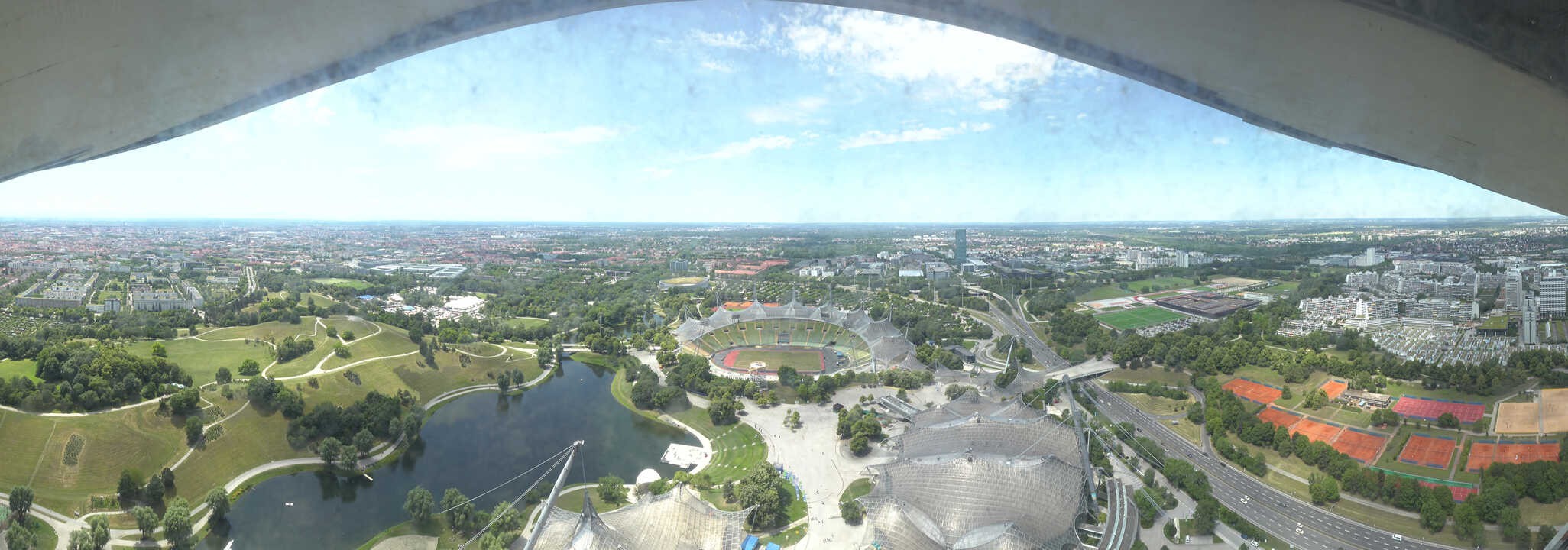 Archived image Webcam Munich - Olympic Parc and Stadium