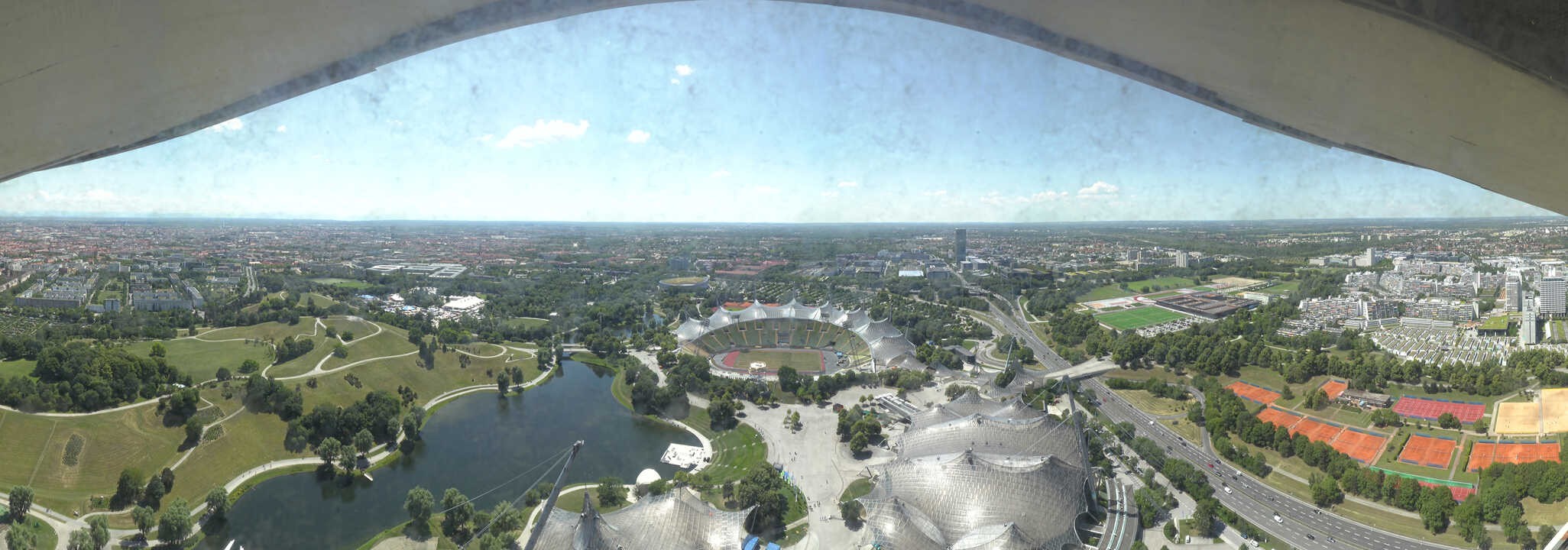 Archived image Webcam Munich - Olympic Parc and Stadium