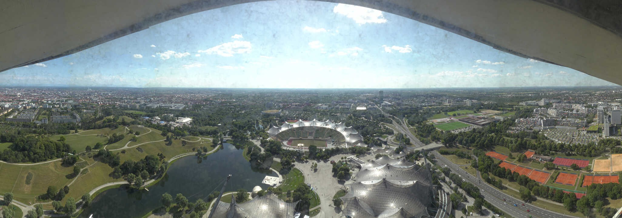 Archived image Webcam Munich - Olympic Parc and Stadium