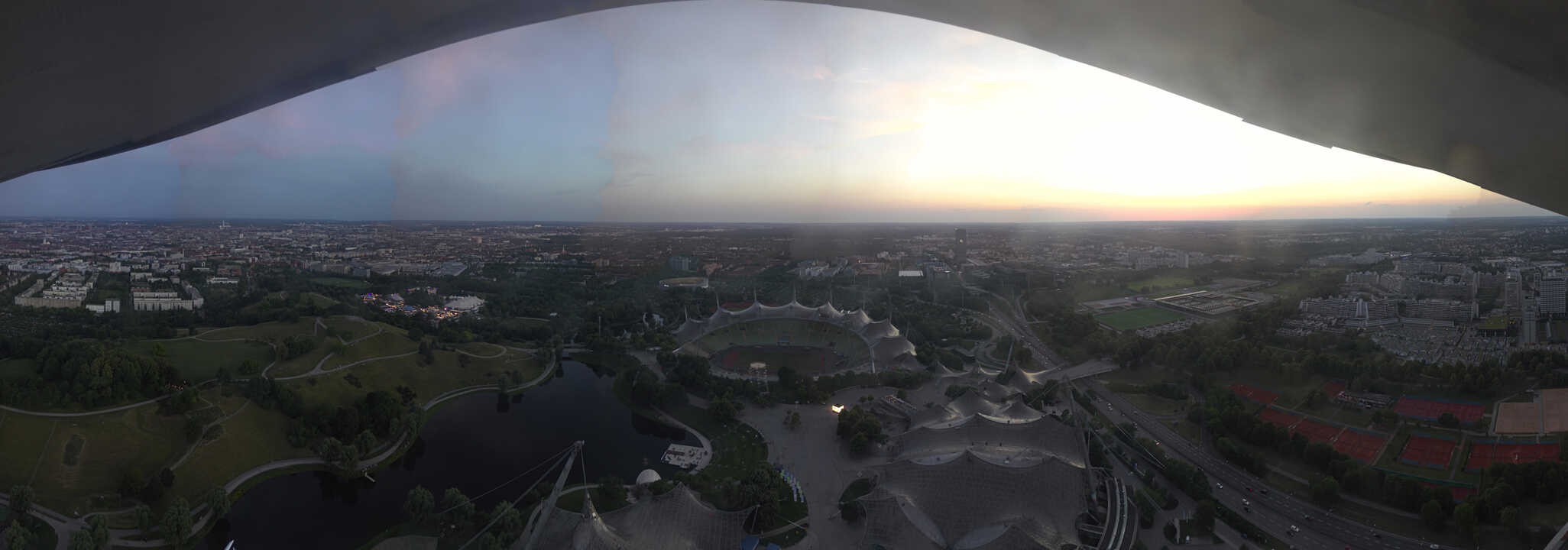 Archived image Webcam Munich - Olympic Parc and Stadium