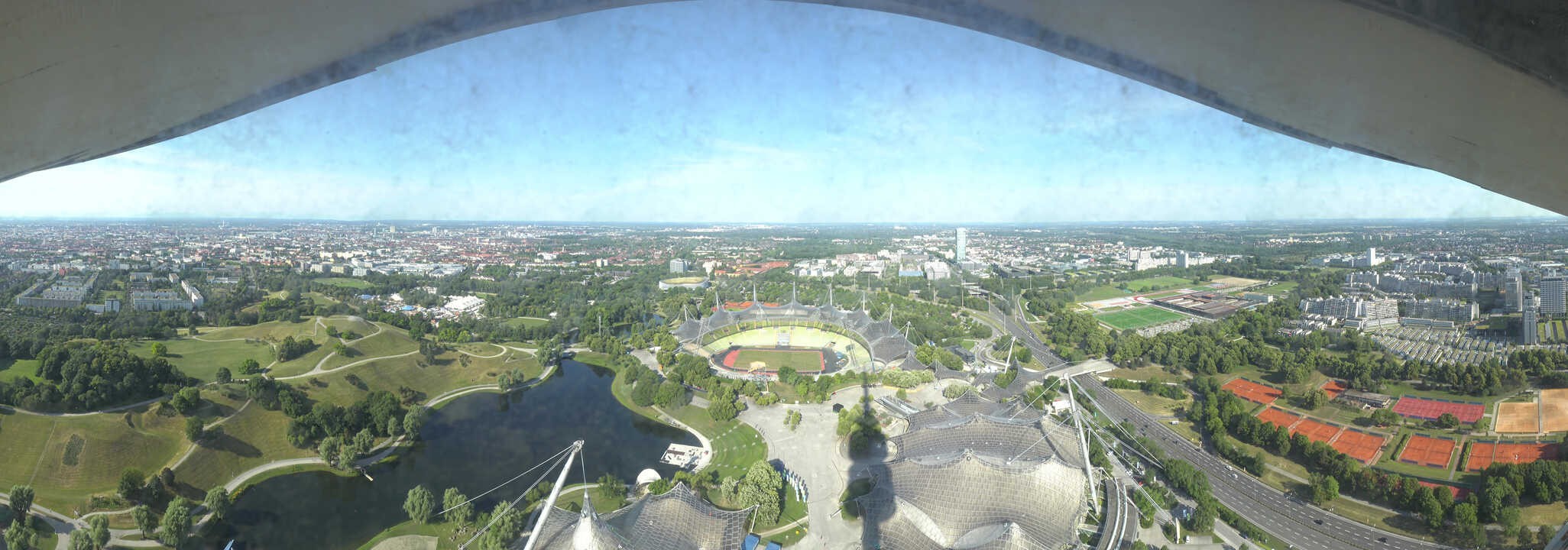 Archived image Webcam Munich - Olympic Parc and Stadium