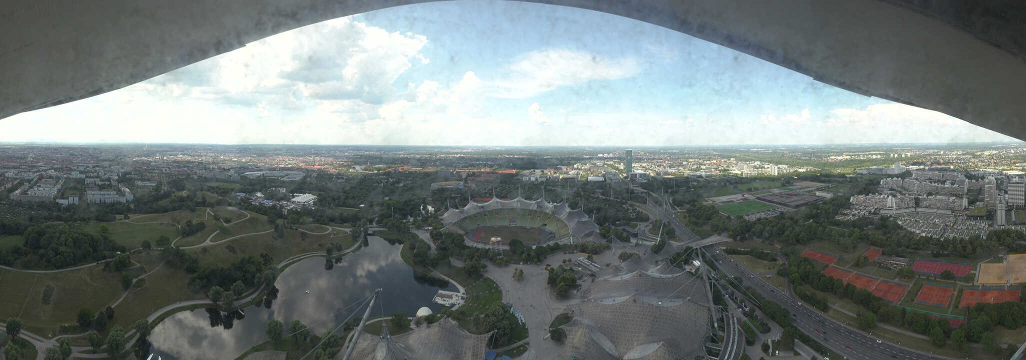 Archived image Webcam Munich - Olympic Parc and Stadium