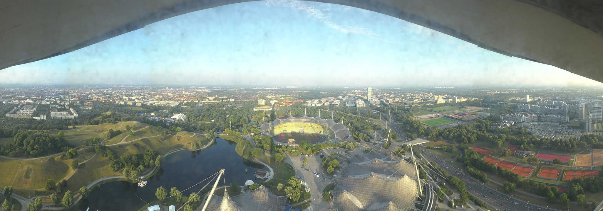 Archived image Webcam Munich - Olympic Parc and Stadium