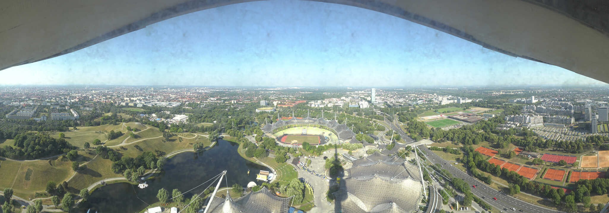 Archived image Webcam Munich - Olympic Parc and Stadium