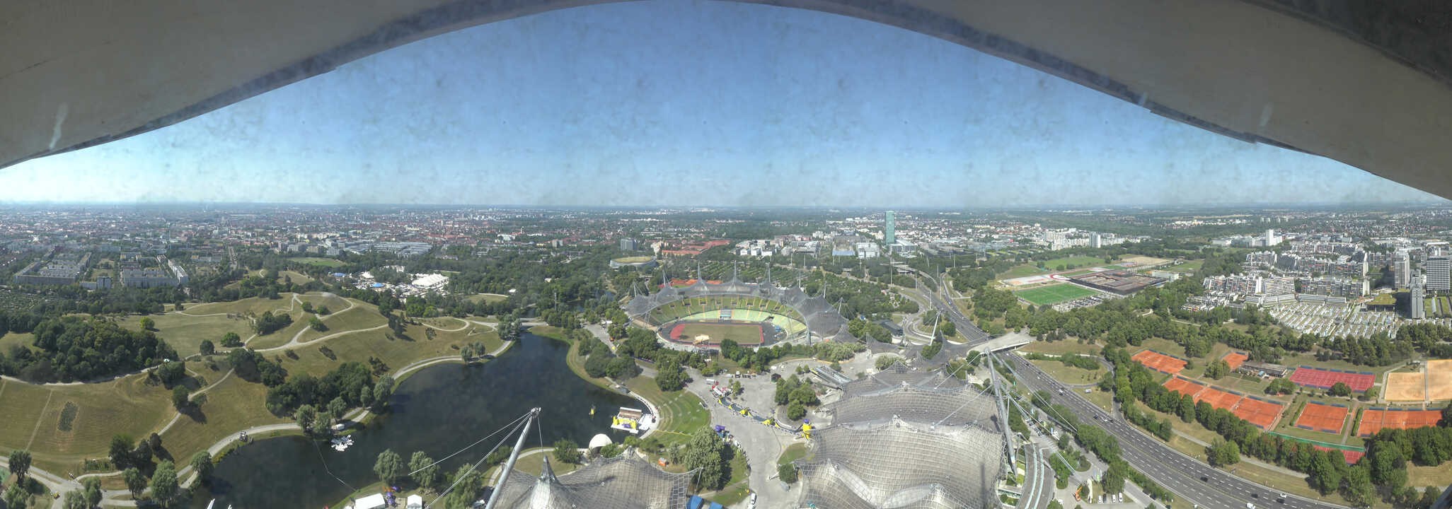 Archived image Webcam Munich - Olympic Parc and Stadium