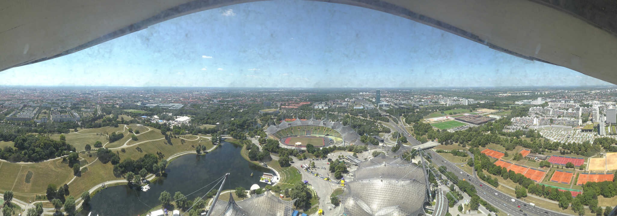 Archived image Webcam Munich - Olympic Parc and Stadium