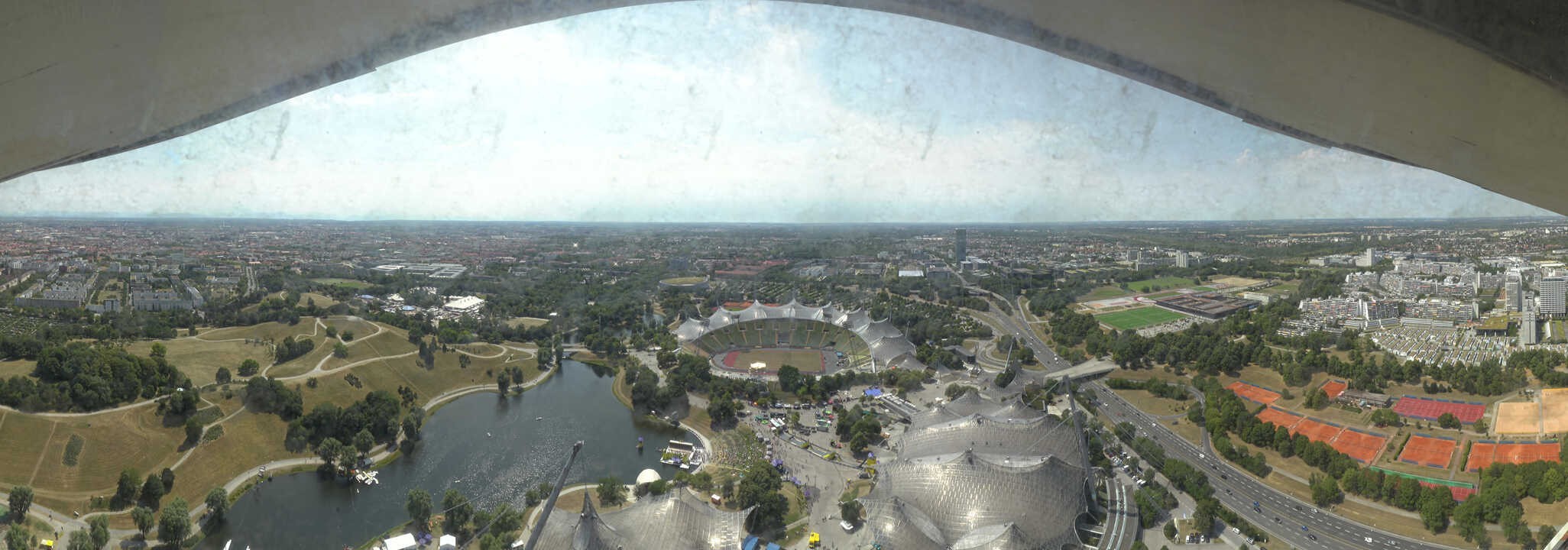 Archived image Webcam Munich - Olympic Parc and Stadium