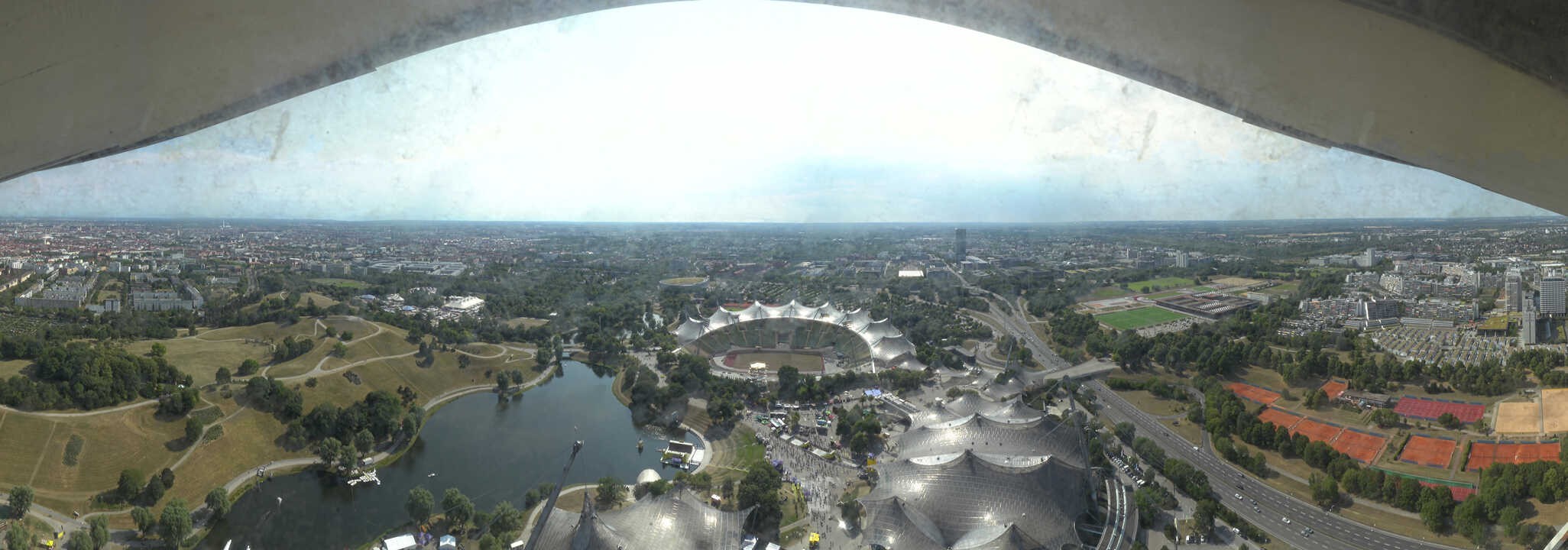 Archived image Webcam Munich - Olympic Parc and Stadium