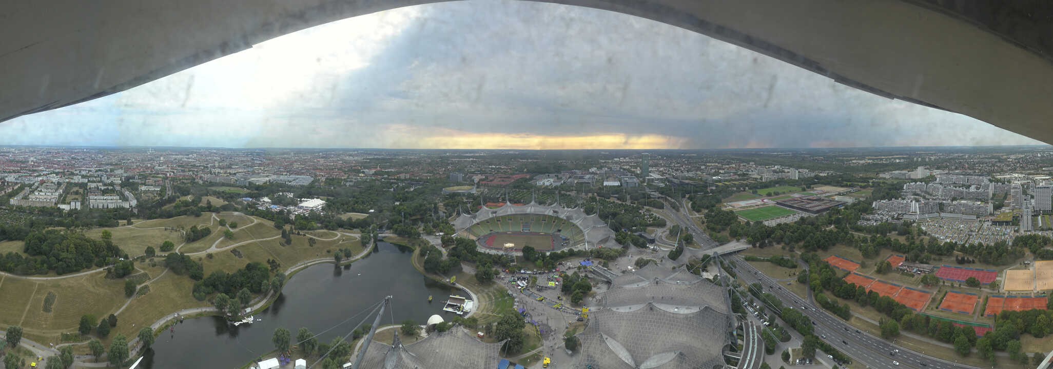 Archived image Webcam Munich - Olympic Parc and Stadium