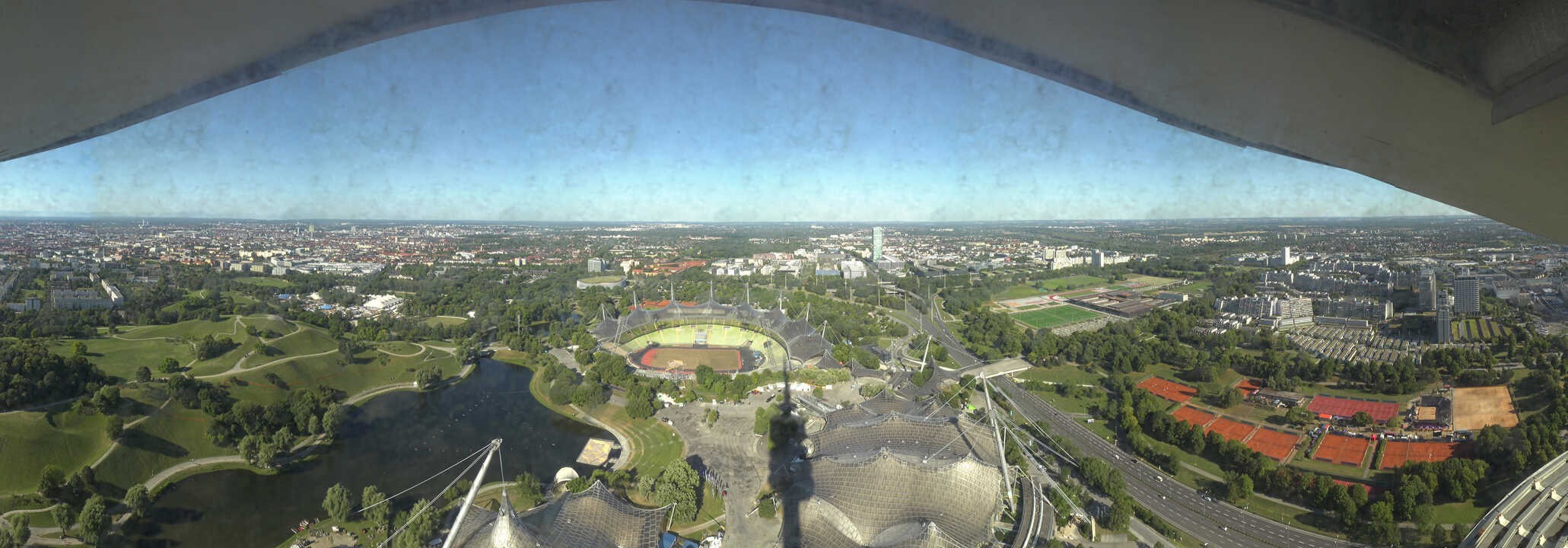 Archived image Webcam Munich - Olympic Parc and Stadium