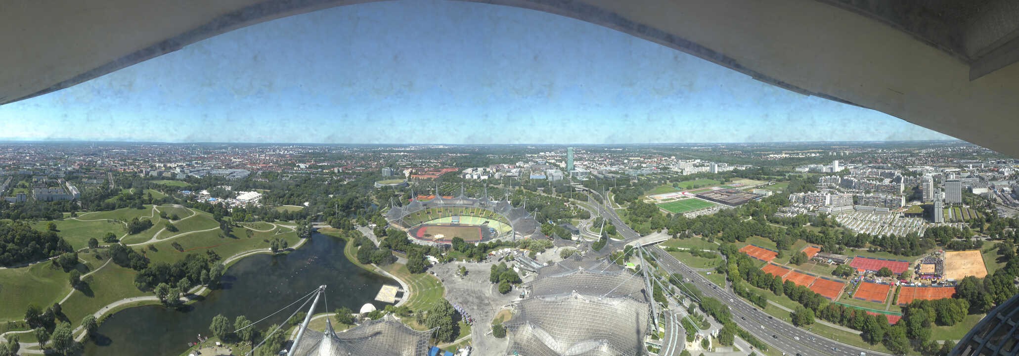 Archived image Webcam Munich - Olympic Parc and Stadium