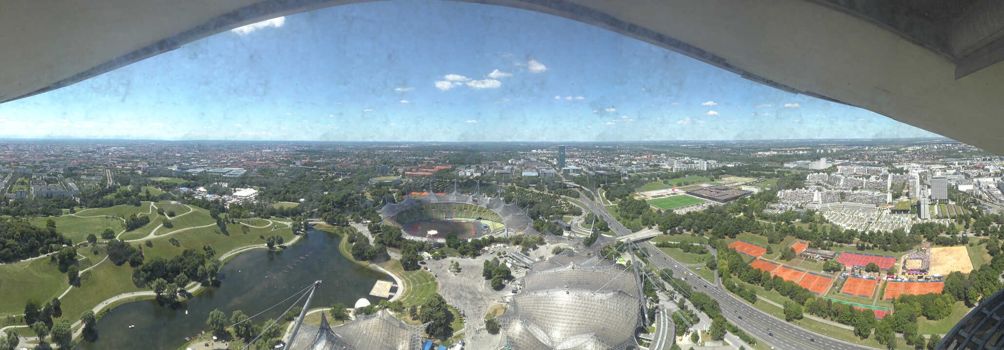 Archived image Webcam Munich - Olympic Parc and Stadium