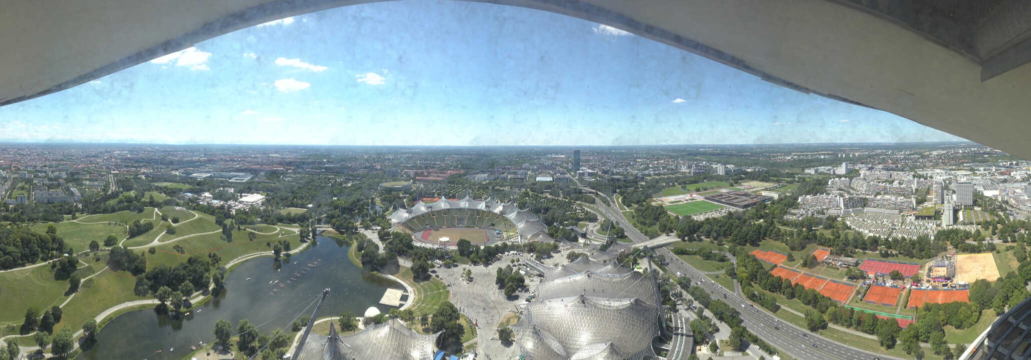 Archived image Webcam Munich - Olympic Parc and Stadium