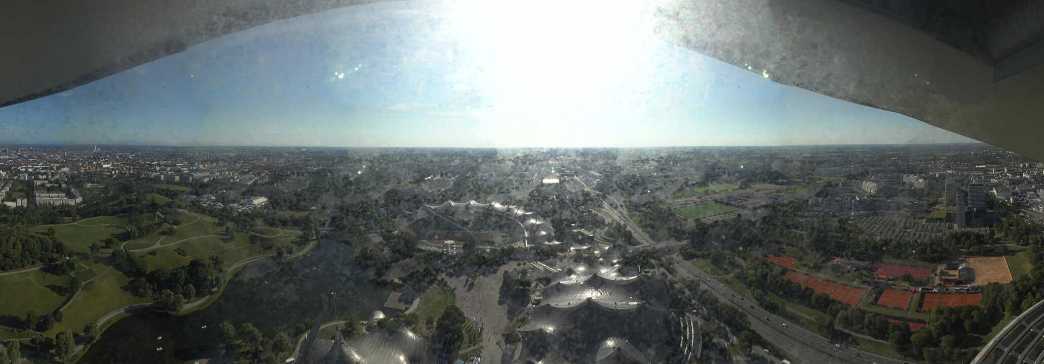 Archived image Webcam Munich - Olympic Parc and Stadium