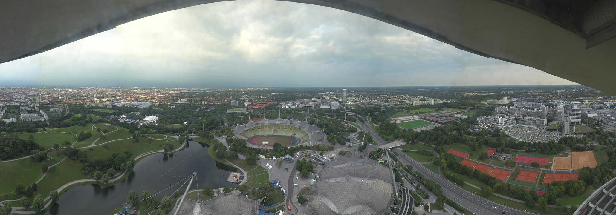 Archived image Webcam Munich - Olympic Parc and Stadium