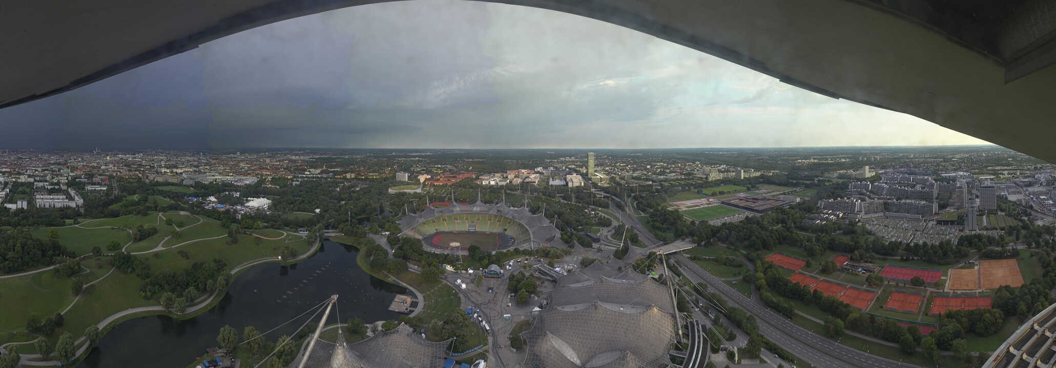Archived image Webcam Munich - Olympic Parc and Stadium