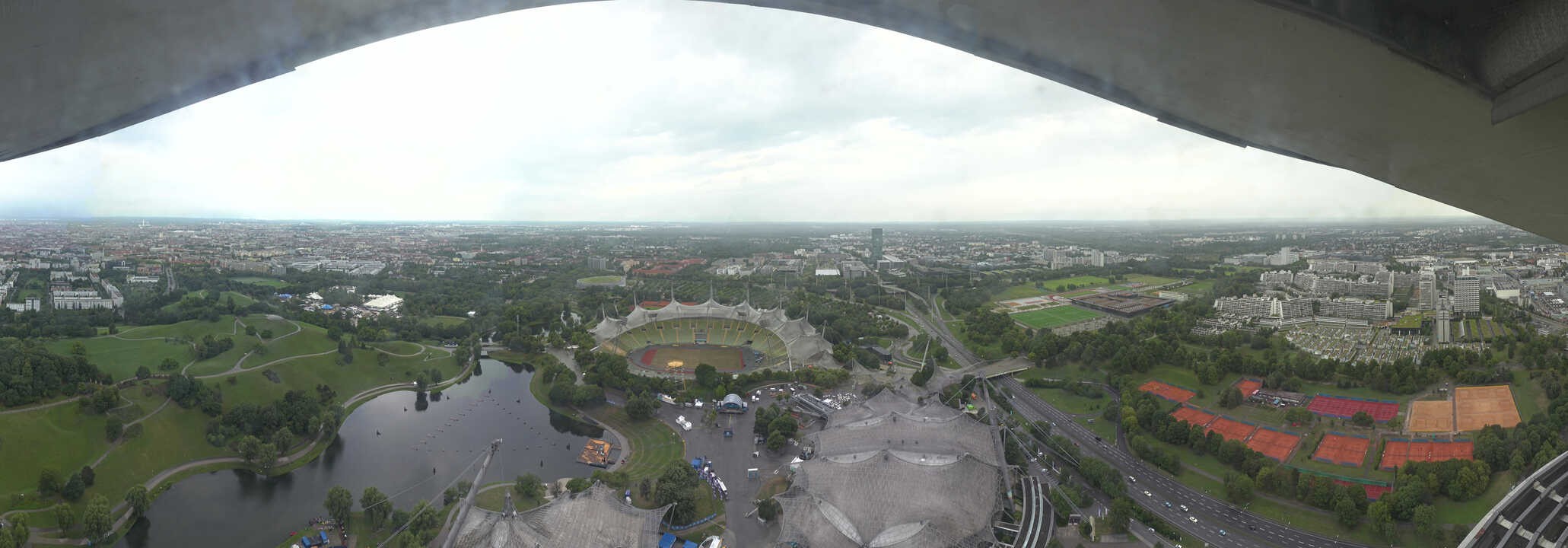 Archived image Webcam Munich - Olympic Parc and Stadium